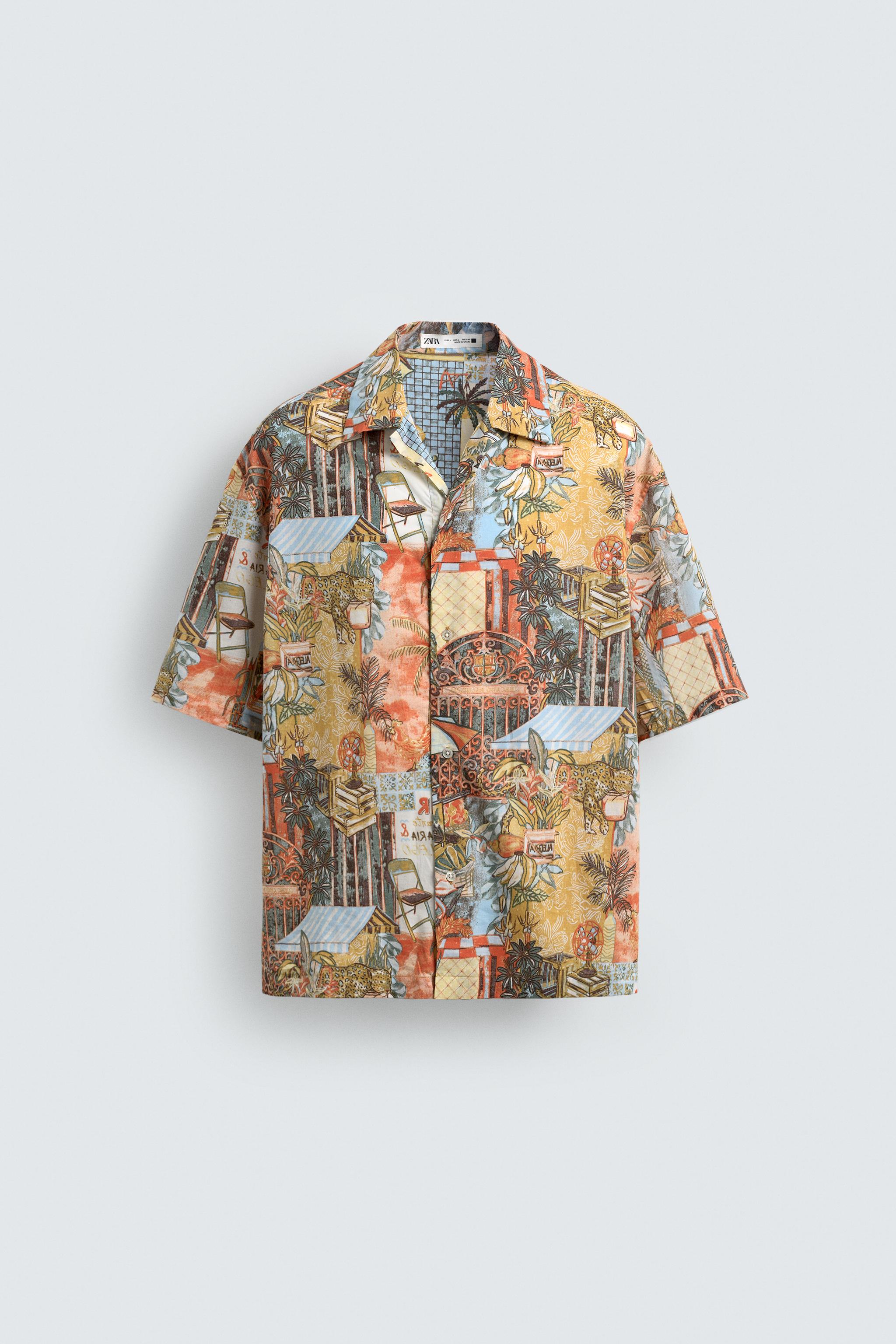 STREET PRINT RELAXED FIT SHIRT